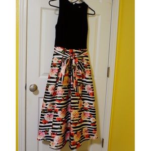 Floral prom dress